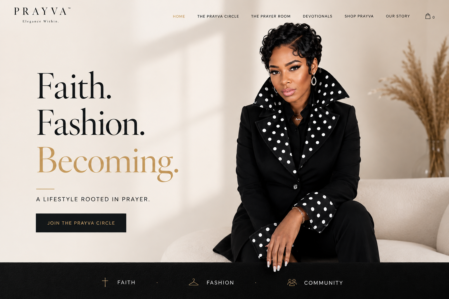 PRAYVA Faith Fashion Becoming